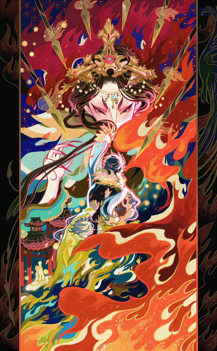turandot-kuri_插画,原创,板绘,歌剧_涂鸦王国插画