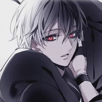 黑白动漫男头