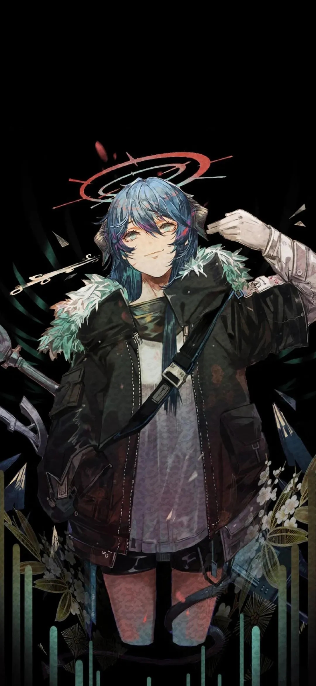 《明日方舟》高清动漫人物全面屏壁纸