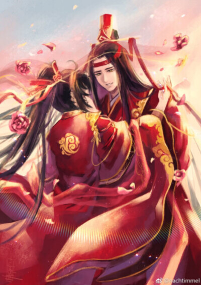 魔道祖师忘羡嫁衣图片