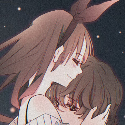 动漫情头图源微博:宝贝乔