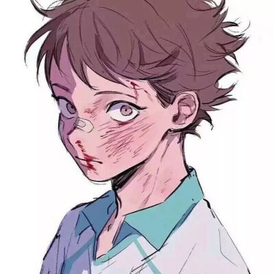 动漫人物头像暗色调
