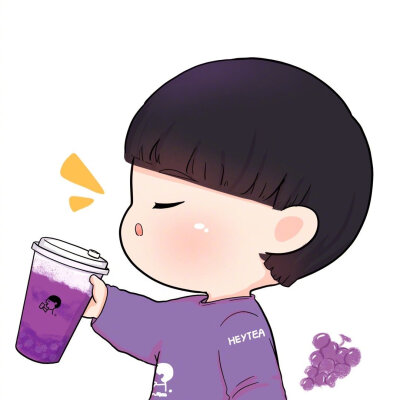 画几个#奶茶拟人# 解解馋 cr@虽虽酱
