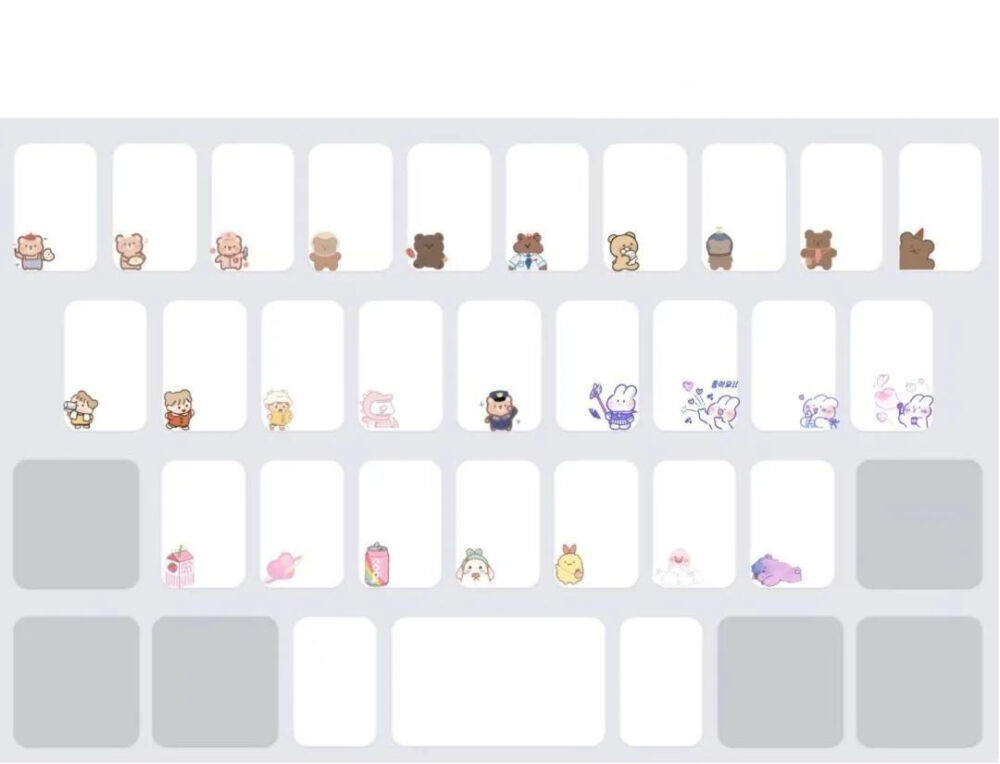 手机键盘背景图白色图片