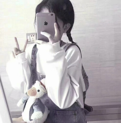 手机挡脸女头素质拿图拿图点赞