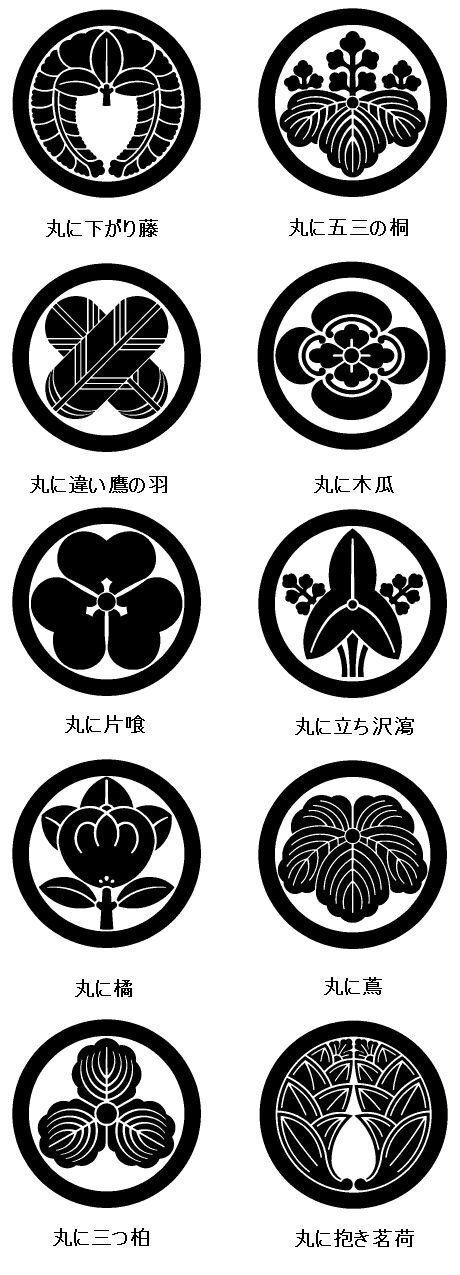 日本家纹图案