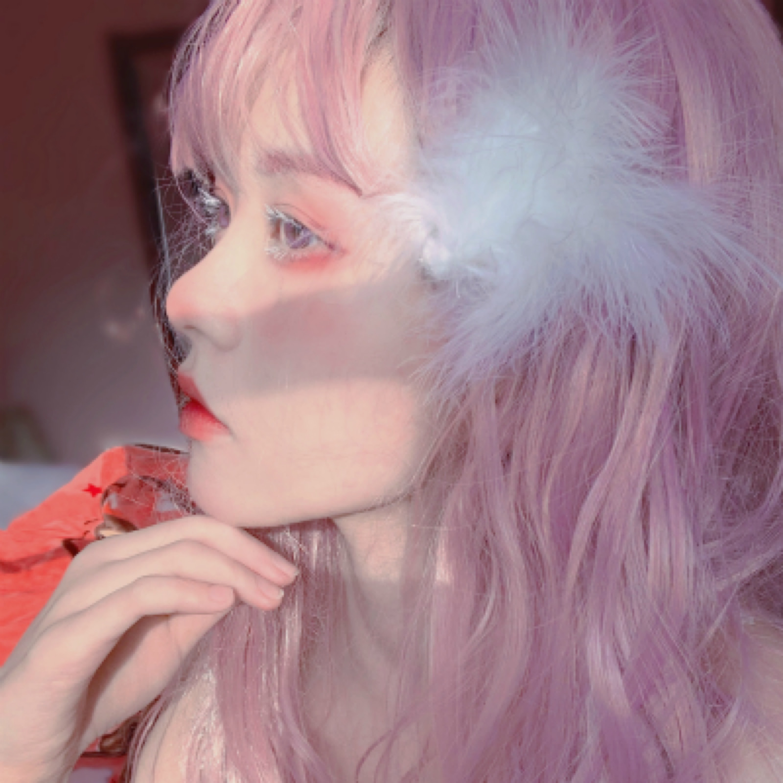 ins女头/闺蜜头像 二传标注dt女孩林柚