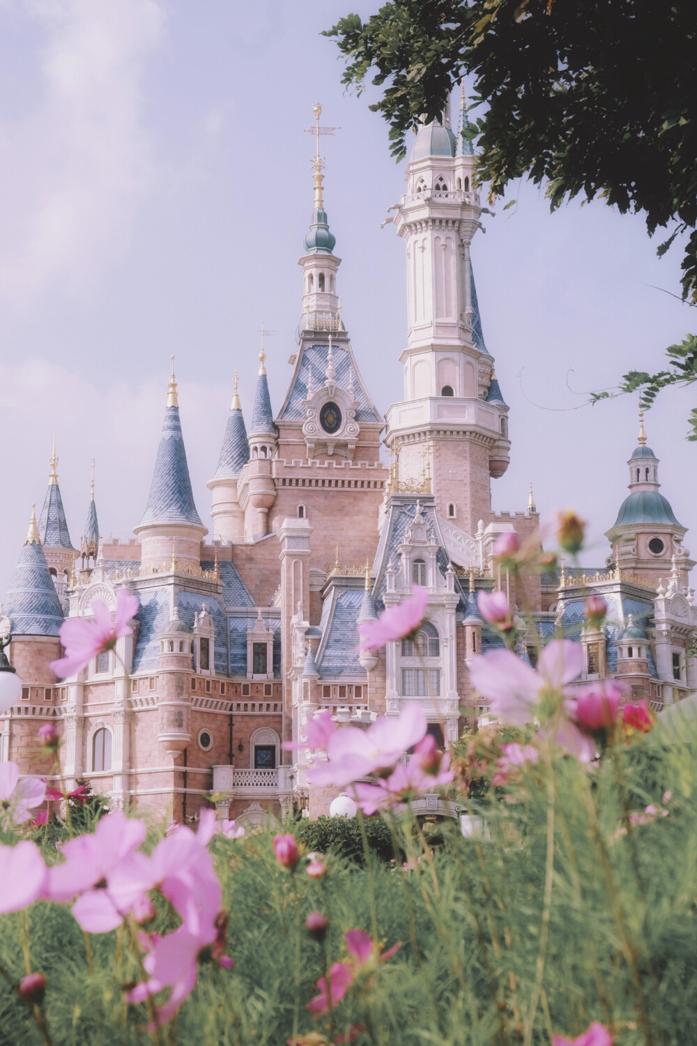 迪士尼城堡背景图超清图片