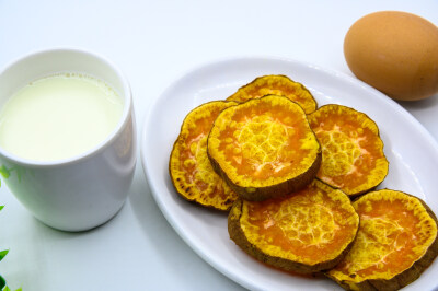 早餐 烤红薯 红薯 地瓜 鸡蛋 蛋卵 牛奶 奶 熟鸡蛋 静物 食品 中国