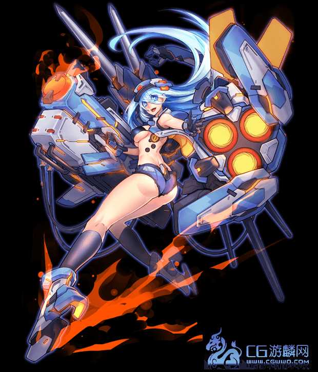 机甲军服少女