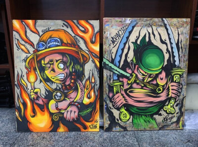 80后小伙硬核涂鸦抵制谣言#:希望戴上口罩防护疫情,也要堵住某些匆ゥ