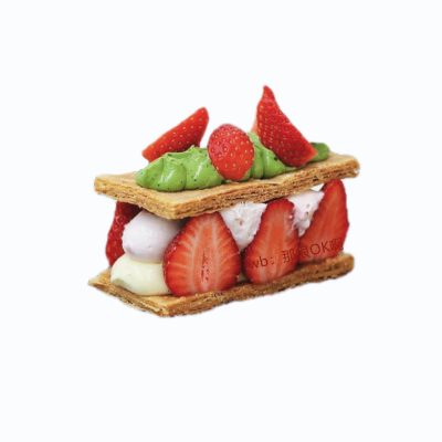 白底抹茶蛋糕头像土酷搞怪食物头像微博:那很ok啊