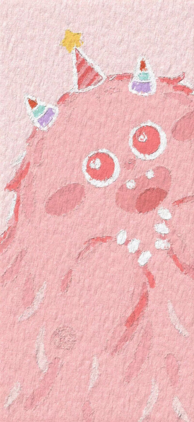 粉色格子油画壁纸图片