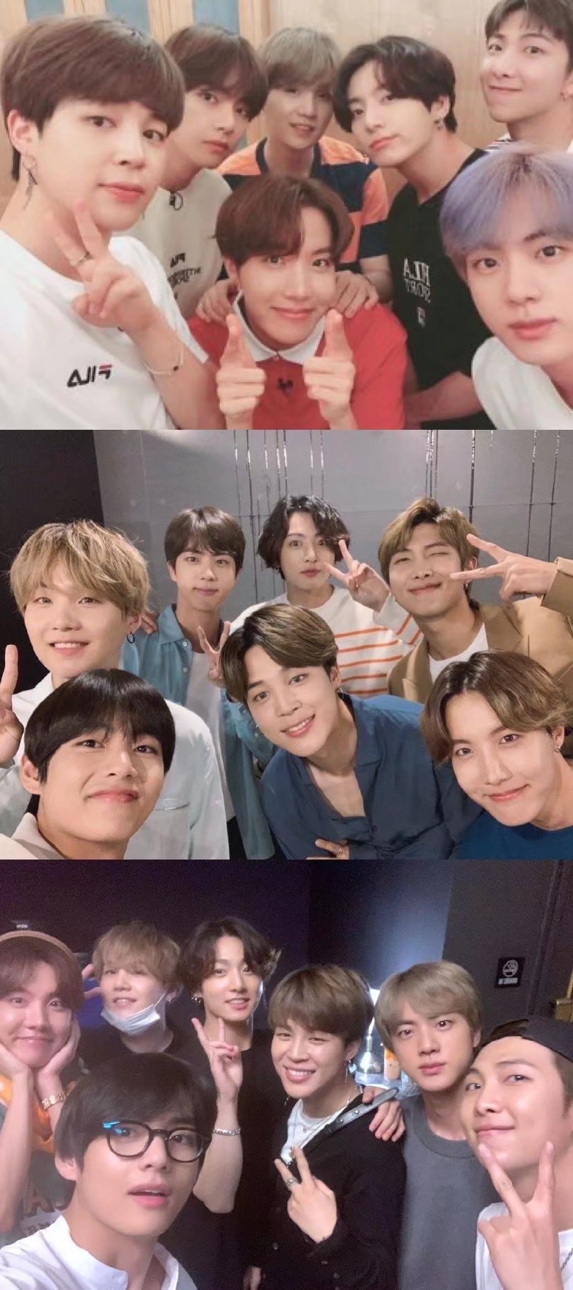 防弹少年团团图bts,自拍真的超好看呜呜呜