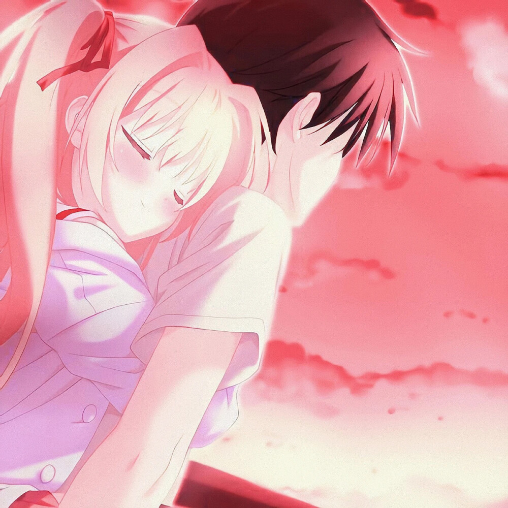 干净卡通情侣头像