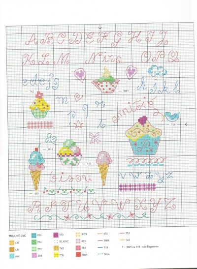 十字绣数字图纸