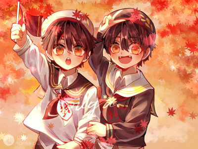 地缚少年花子君# 柚木司 柚木普 画师lof dugu. 抱图吱一声