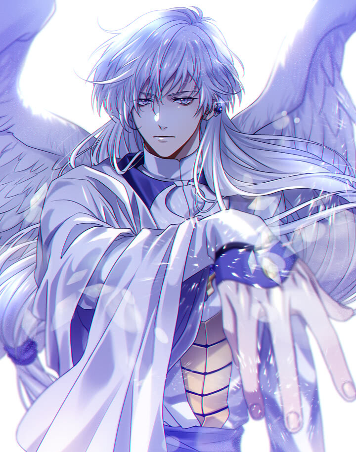 动漫白发审判者月