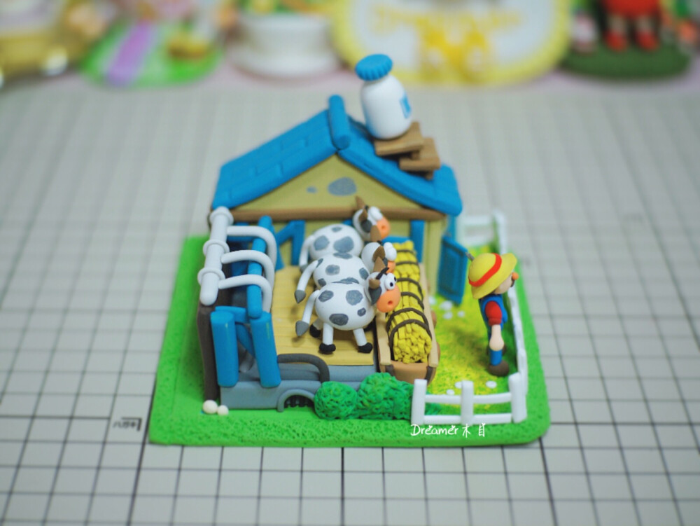 dreamer木目粘土作品——梦想小镇