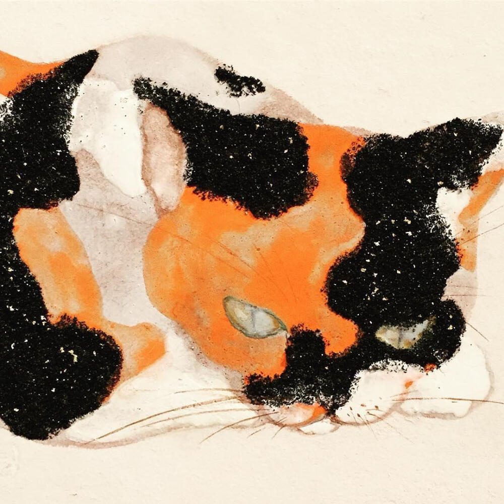 慵懒温和!日本插画师久野悠haruka kuno笔下的猫咪