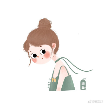 可爱治愈的小女孩头像°|by:糖豆lt°