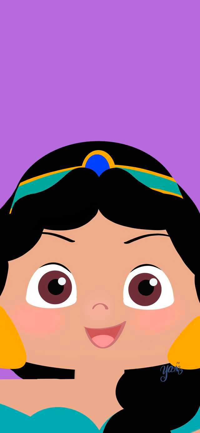 迪士尼公主漫画脸图片