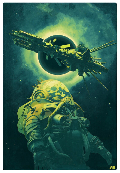 来自加拿大插画师|pascal blanché 科幻概念题材插画作品