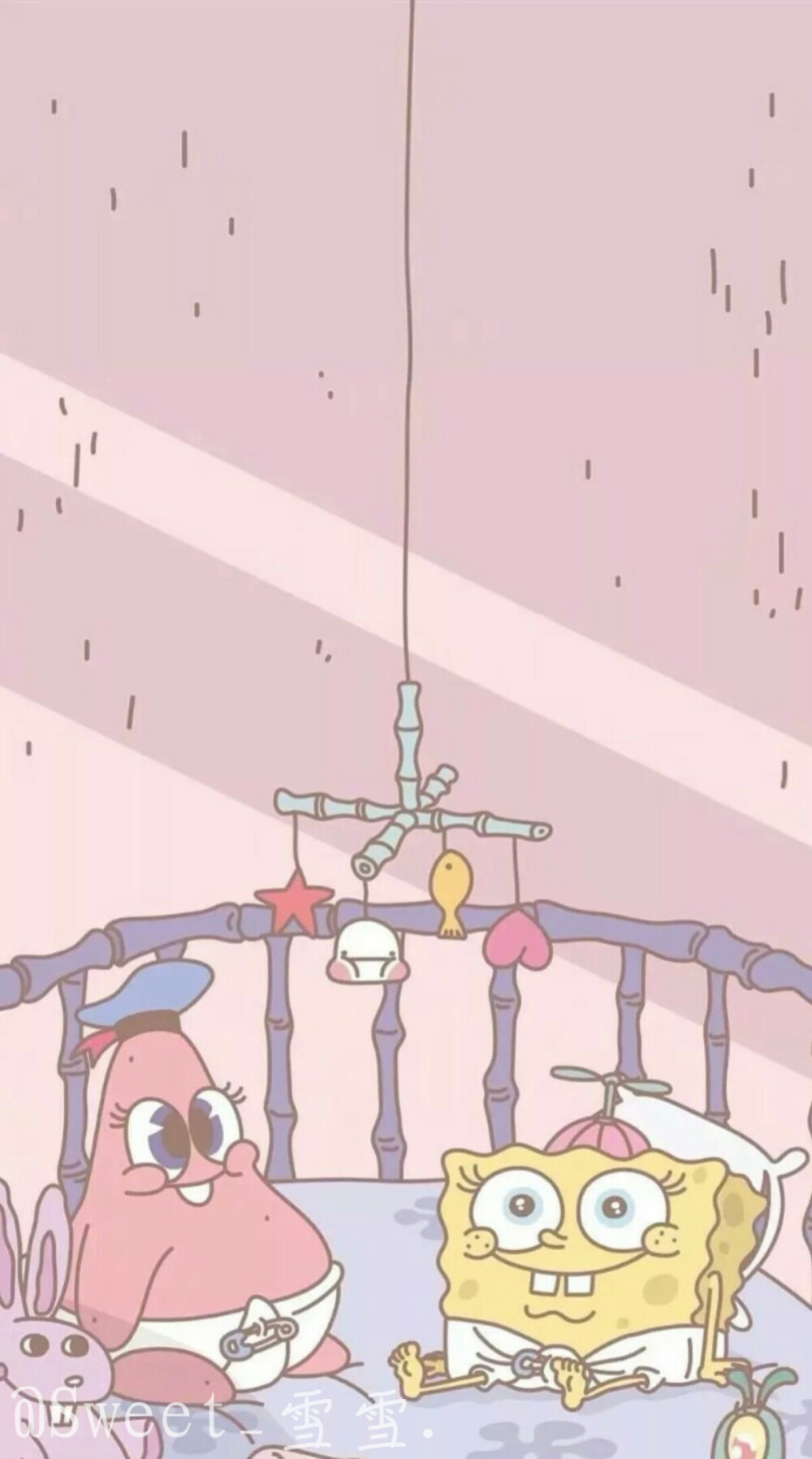 hi,大家好!by:sweet_雪雪. 分享一波海绵宝宝的壁纸!超可爱!