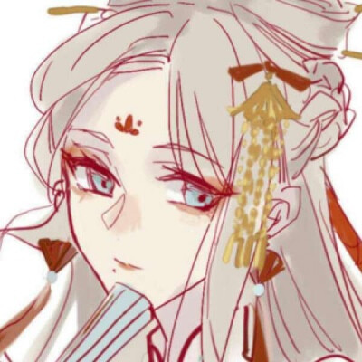 唯美古风二次元女头