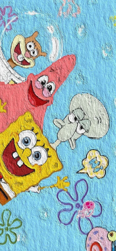 海边油画壁纸