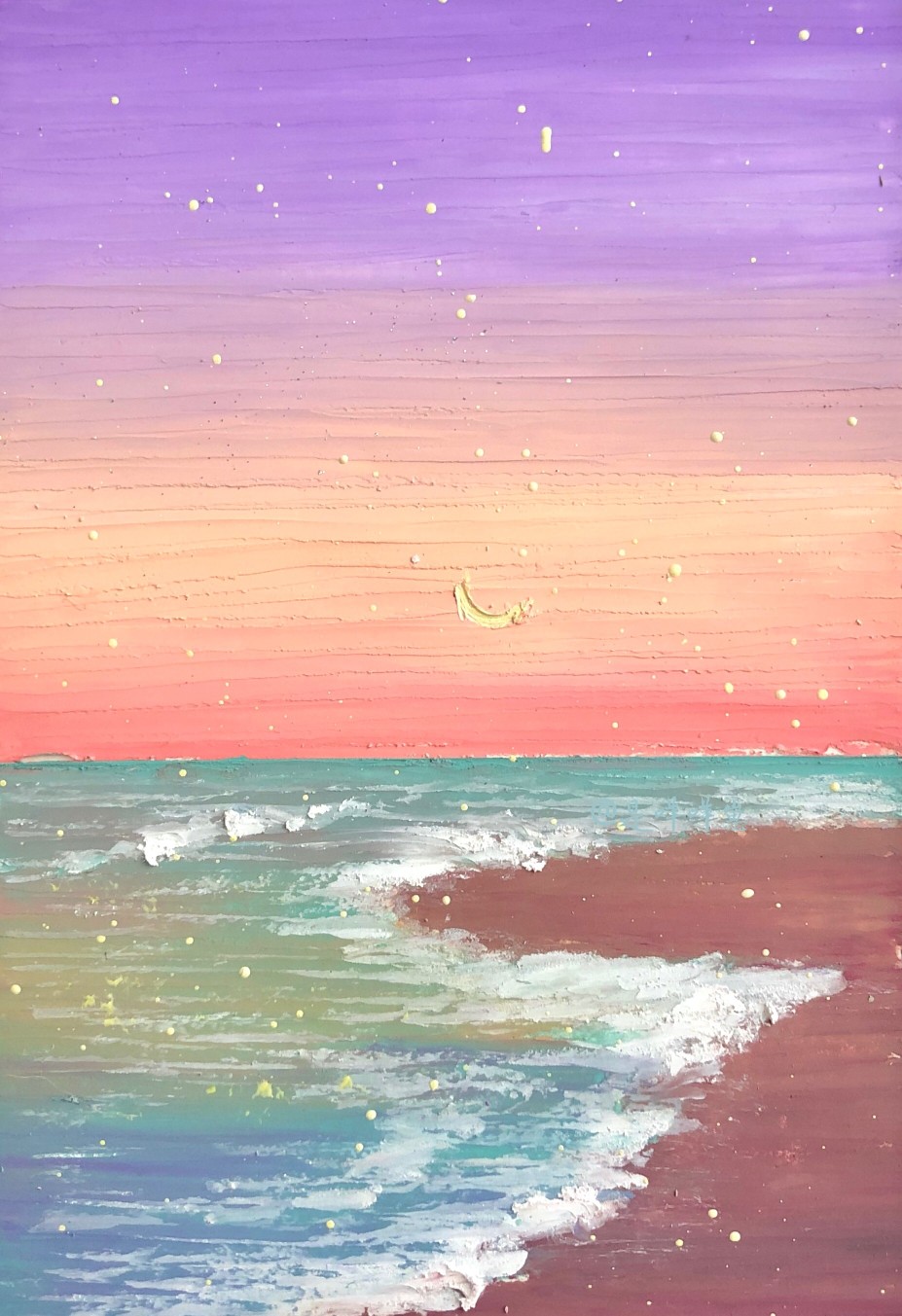 原创|油画棒作品壁纸第二弹
