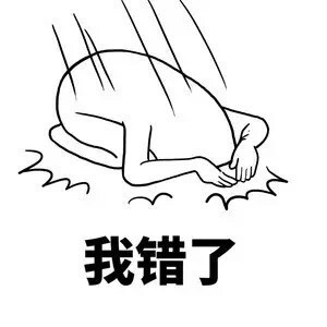 我错了