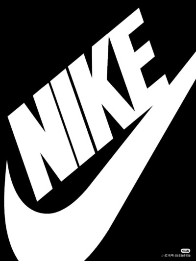 耐克标志壁纸黑白logo图片