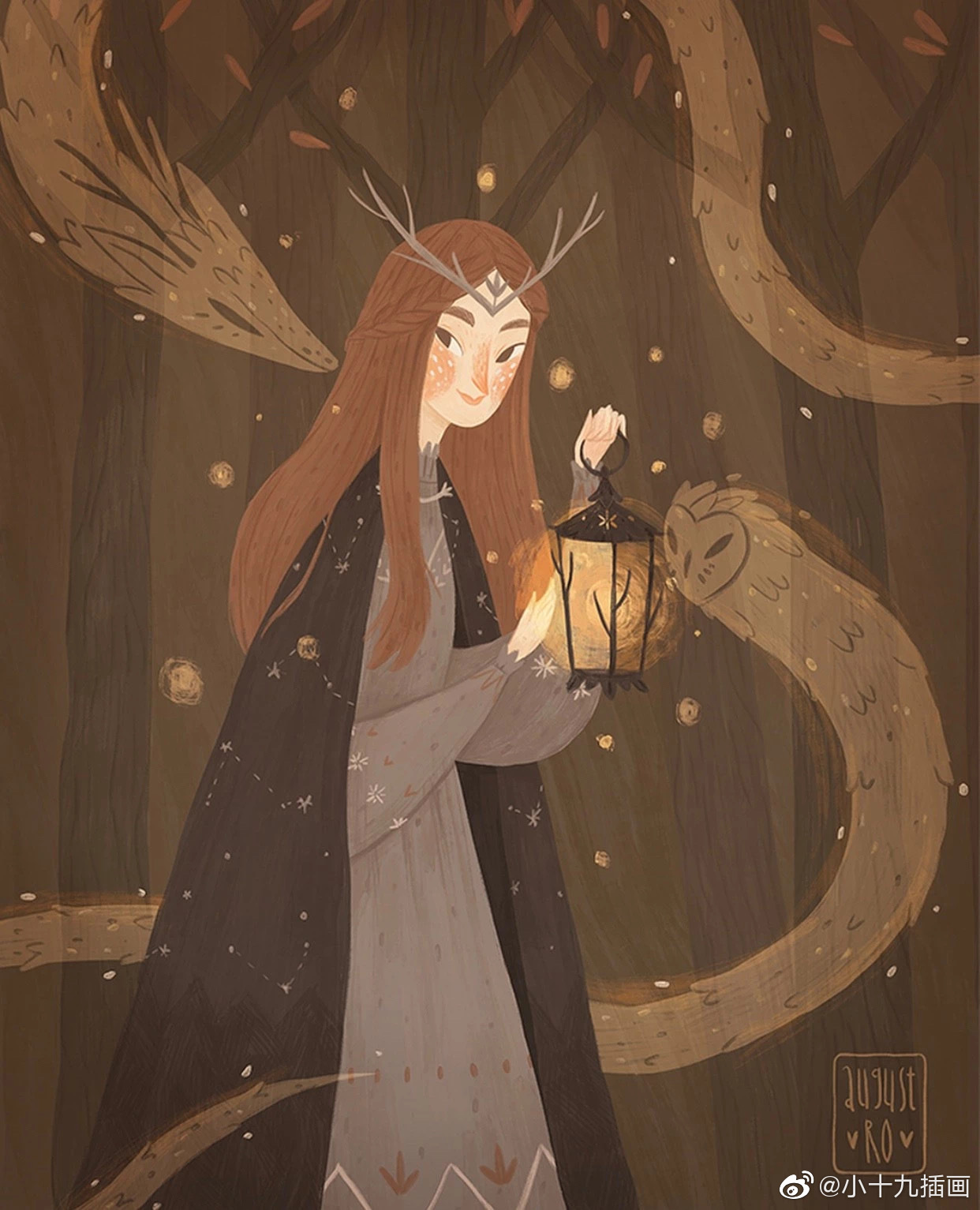 今日插画推荐复古风