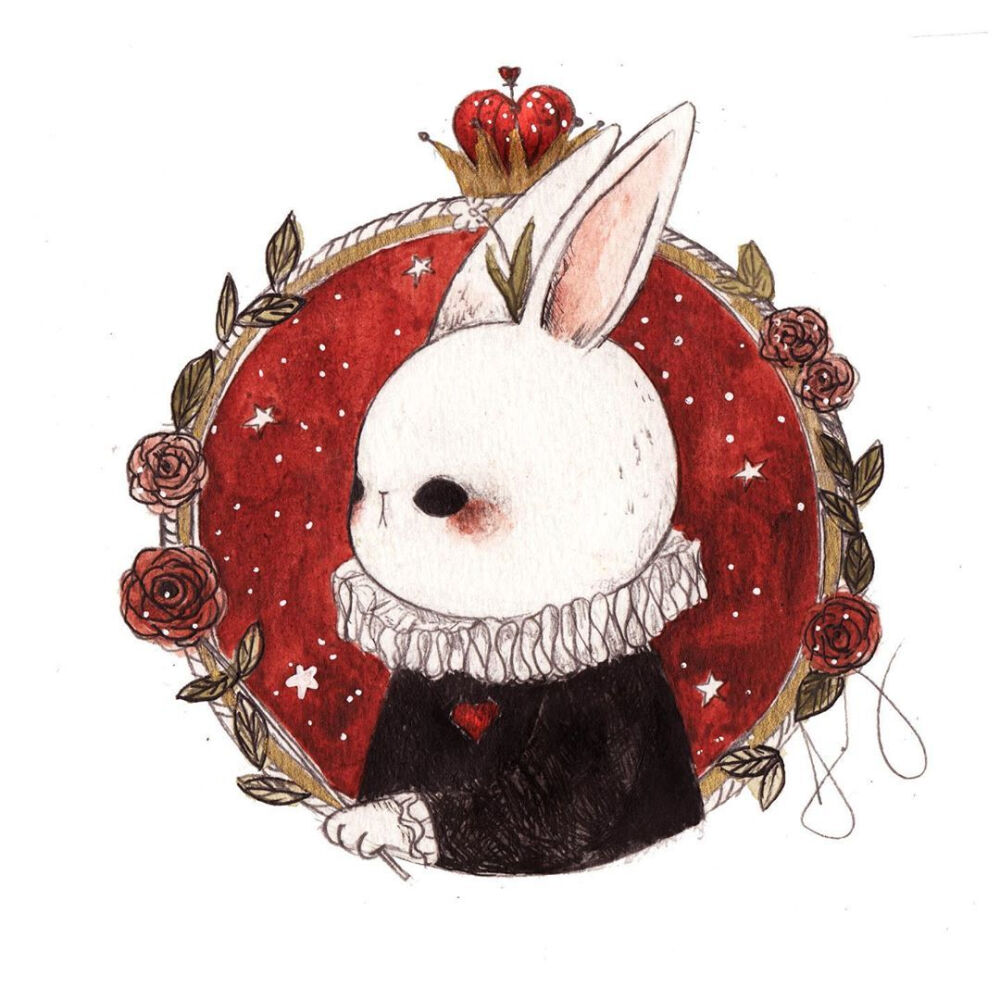 兔子插画 堆糖图片