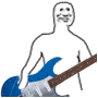 关于弹吉他的表情包图片