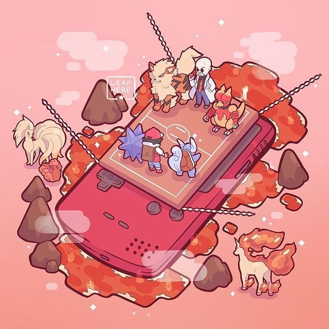 [cp]游戏机上的幻想世界 ins画师leaphere #插画# [/cp]