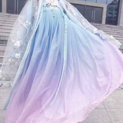 红色系汉服头像