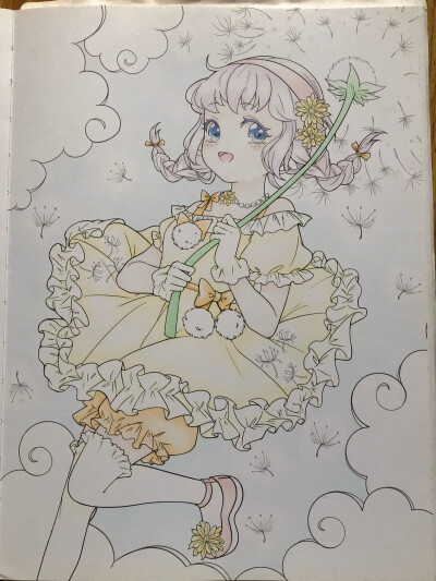 花与萌娘.蒲公英