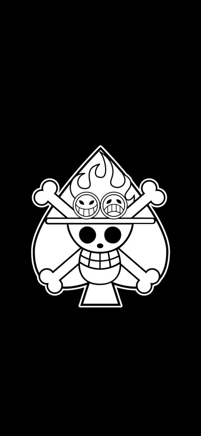 海贼王logo黑白素材图片