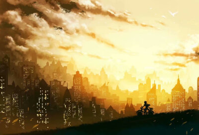 黄色背景图横屏