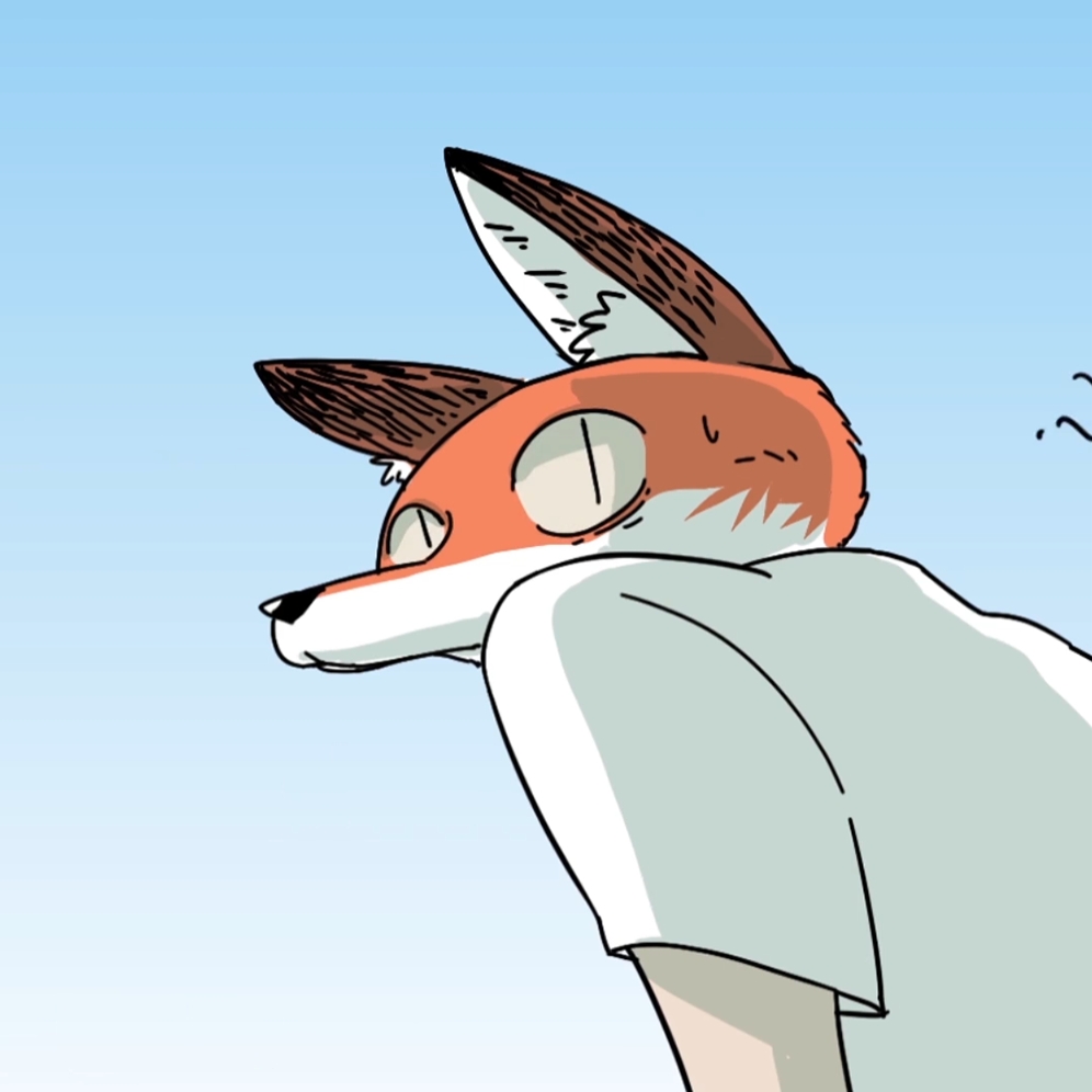 废材狐狸动漫图片