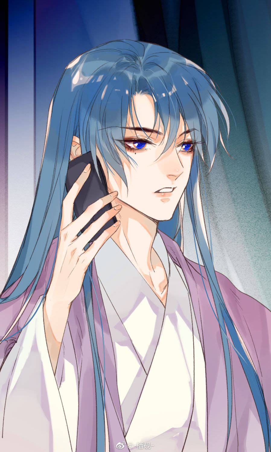 不健全关系# #二次元# #动漫# #男生头像# 微博画师:栖砚