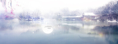 古风壁纸 风景 底图 水彩 唯美