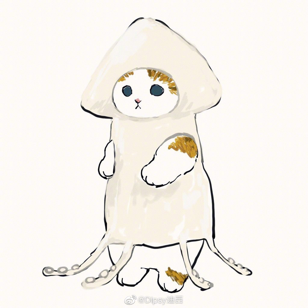 日本猫奴插画师mofu_sand的日常吸喵作品
