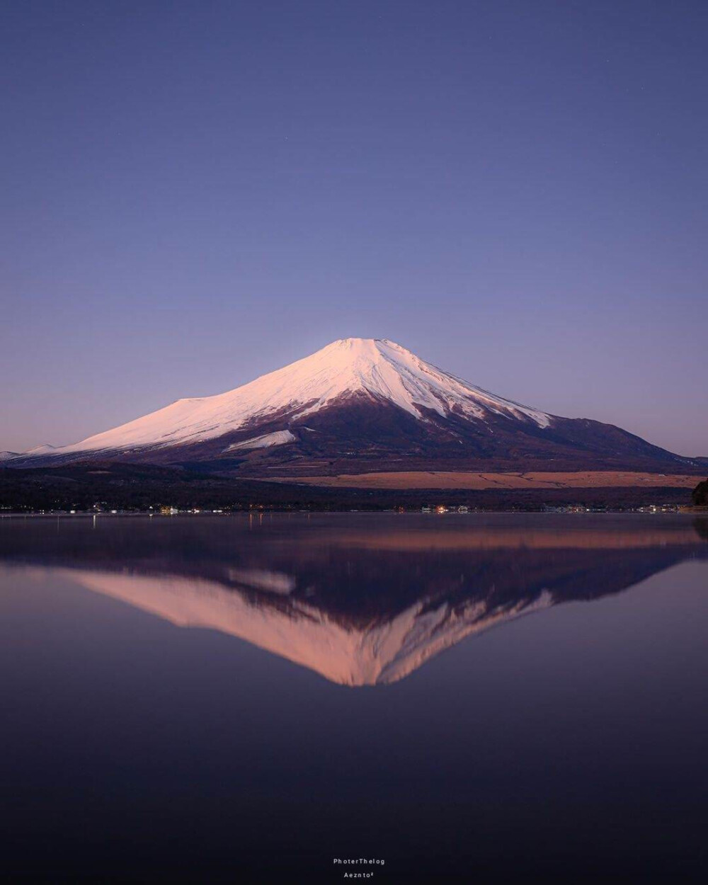 富士山朋友圈背景图图片