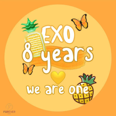 分享一下exo八周年头像