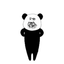 沙雕熊猫头gif图片