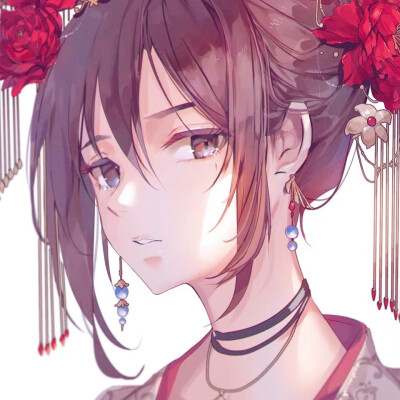清冷古风动漫女头