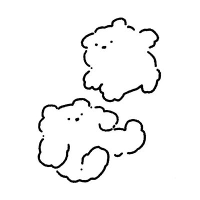 简约笔画头像